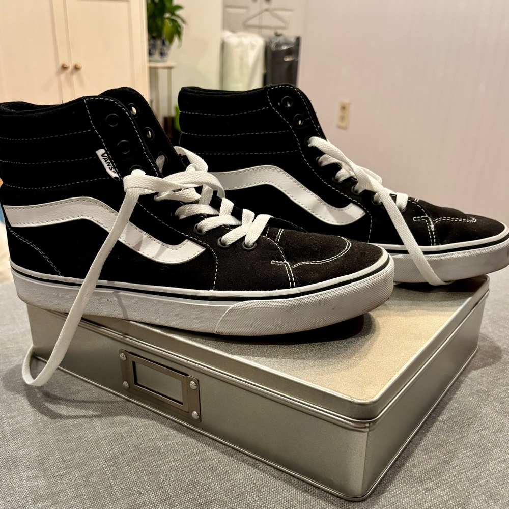 Vans Classic Black and White High-Tops